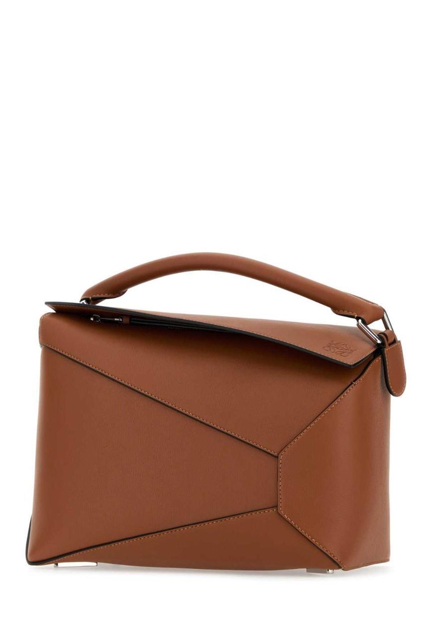 로에베 Brown leather Puzzle Edge hand가방 A510P49X14 TAN JP1