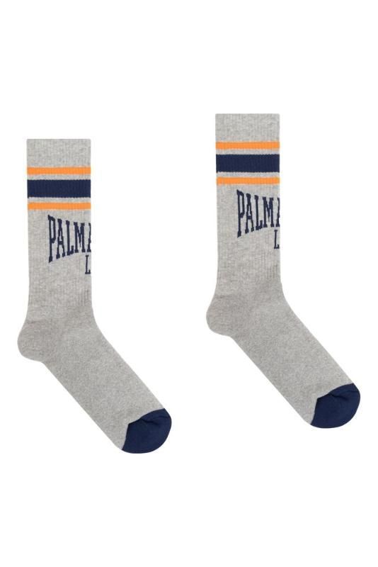 남성 Palm Angels 로고 인타르시아 양말 0848