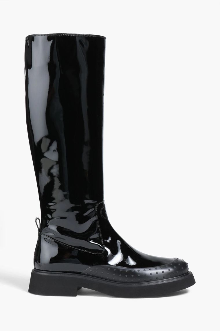 토즈 Coated leather rain boots 1647597300554068