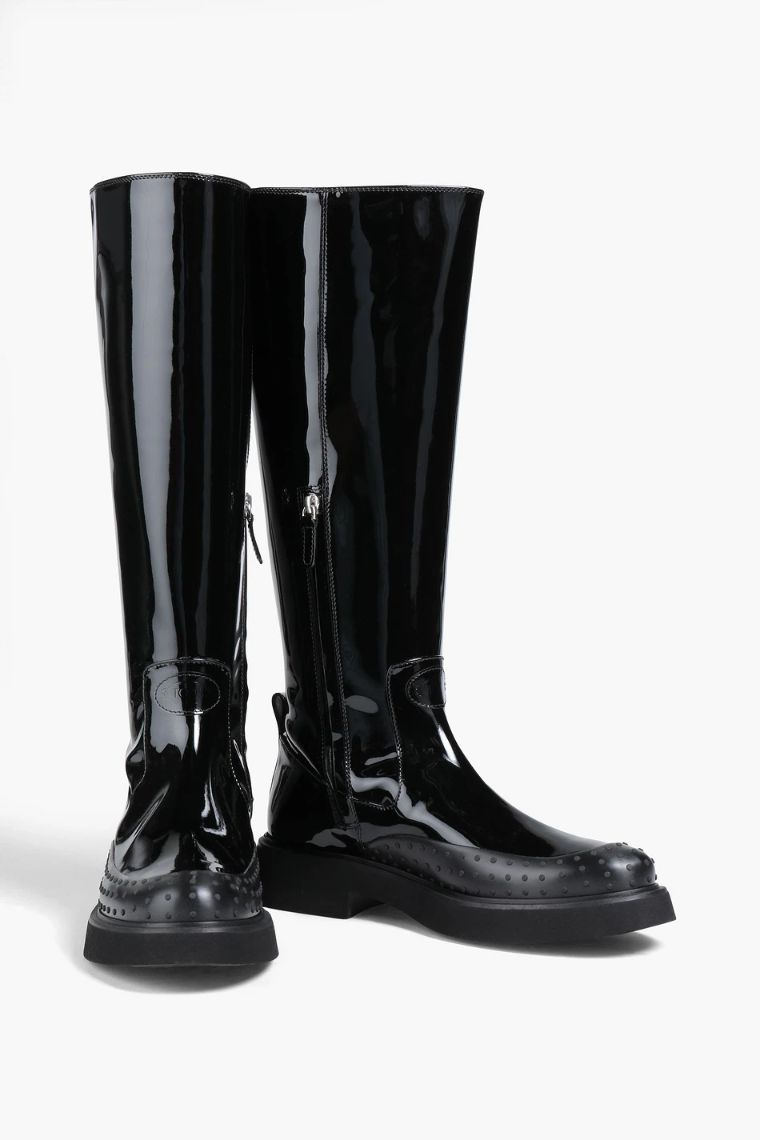 토즈 Coated leather rain boots 1647597300554068