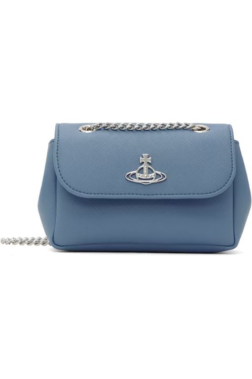 [비비안웨스트우드]Blue Small Chain Bag 251314F048006