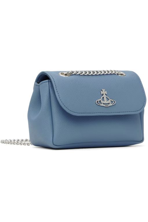 [비비안웨스트우드]Blue Small Chain Bag 251314F048006