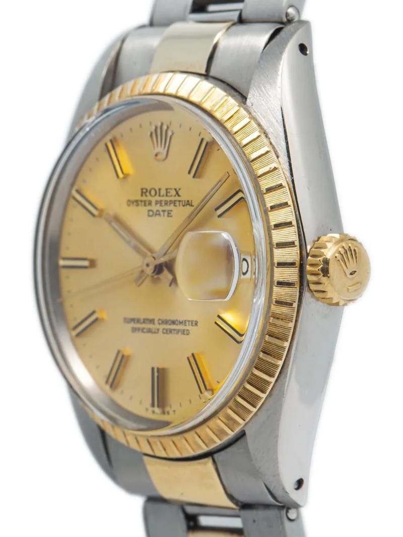 롤렉스 오이스터 퍼페추얼 데이트 34mm 시계 DATE