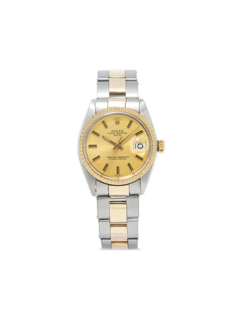 롤렉스 오이스터 퍼페추얼 데이트 34mm 시계 DATE
