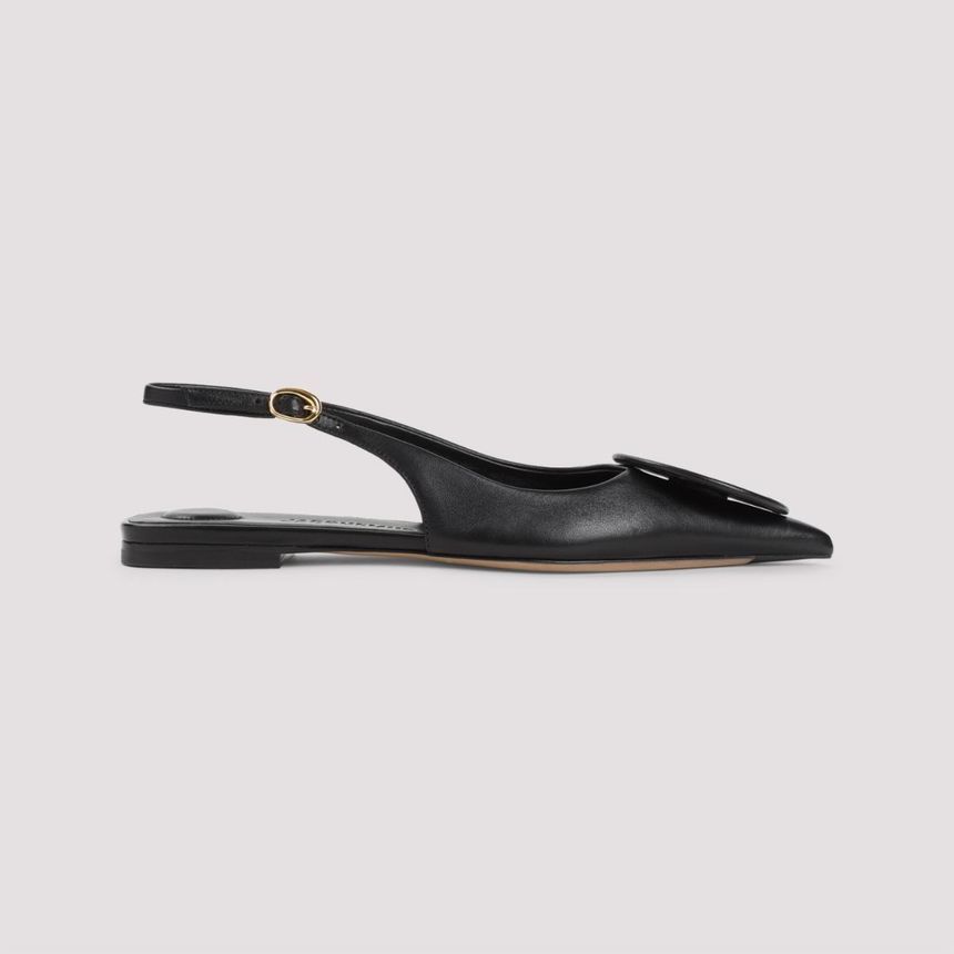 쟈크뮈스 Jacquemus Duelo P Flats 24E241FO0773073-990 BLACK