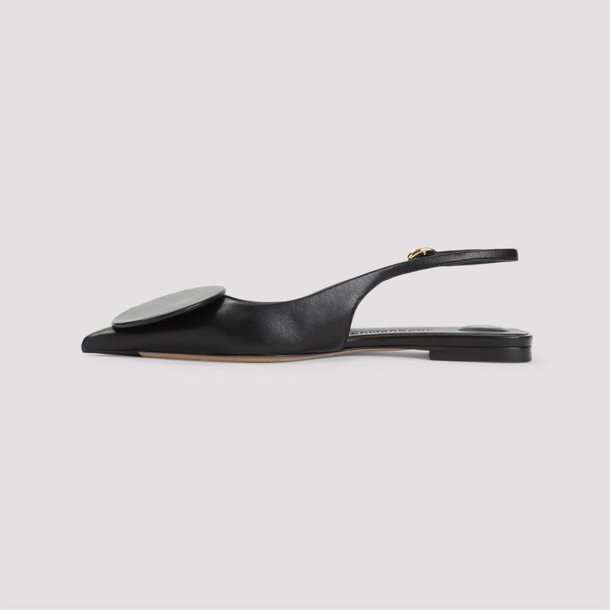 쟈크뮈스 Jacquemus Duelo P Flats 24E241FO0773073-990 BLACK