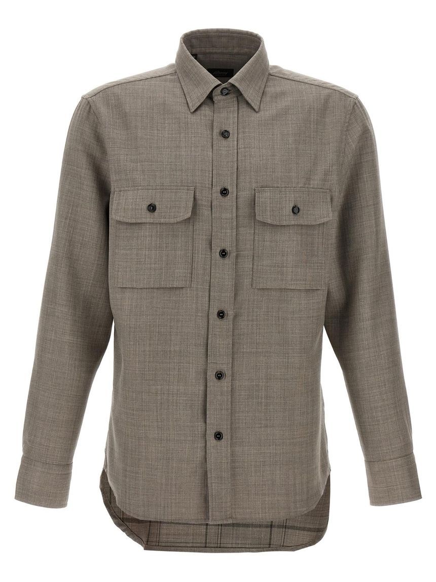 BRIONI 군용 셔츠 SCFA0LPCA762800
