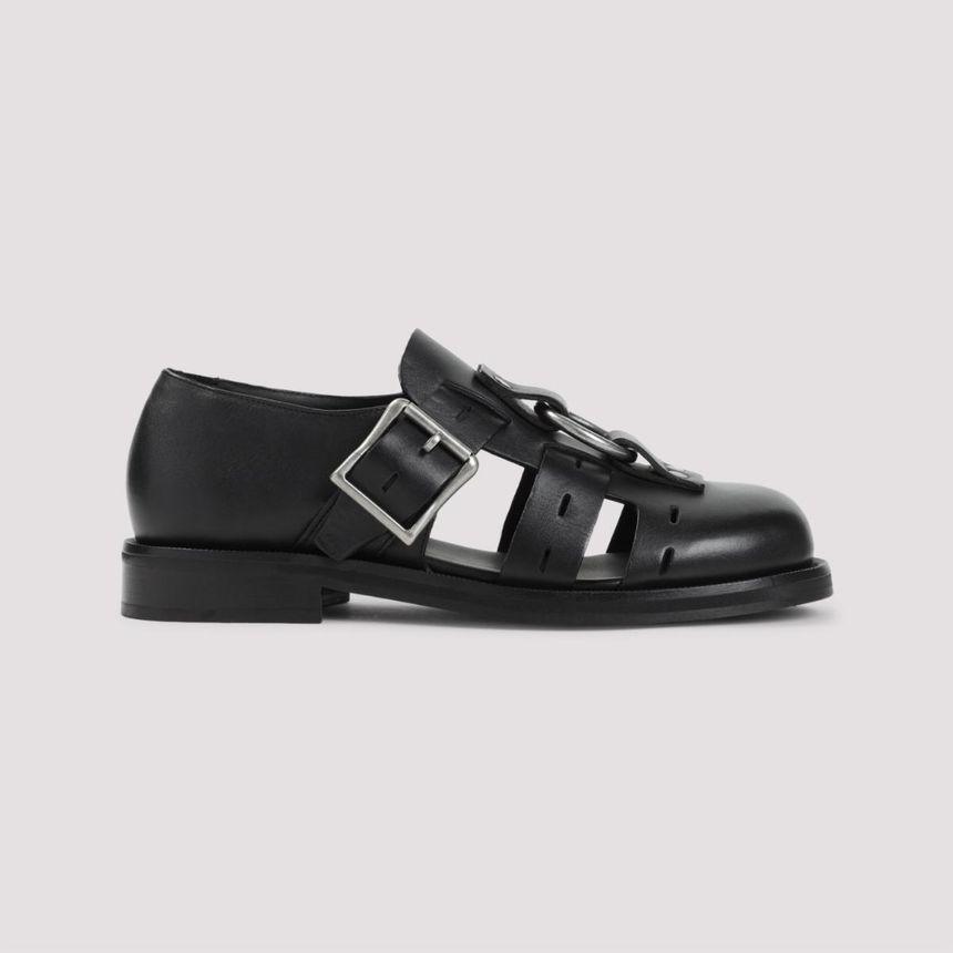 마틴로즈 Martin Rose Bondage Belt Sandals 57453BLK BLACK BLK BLACK - []