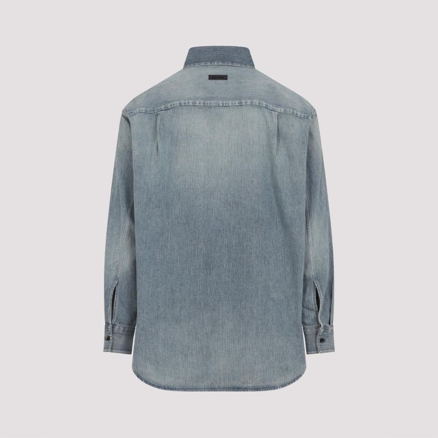 SS25 피어오브갓 FGE250.5011DNM-436 MEDIUM INDIG Fear Of God Denim Button Up Shirt
