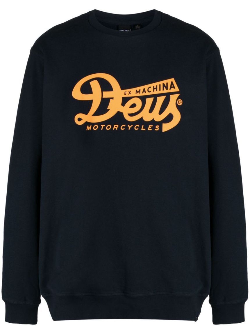 23FW DEUS 맨즈 스웨터 DMF238010NAVY