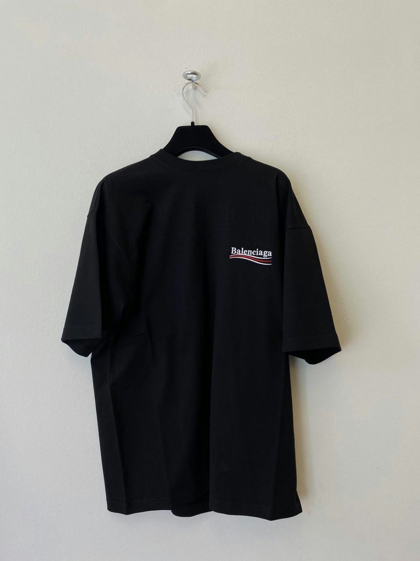 발렌시아가 반팔 티셔츠 641675 TKVJ1 1070 Black