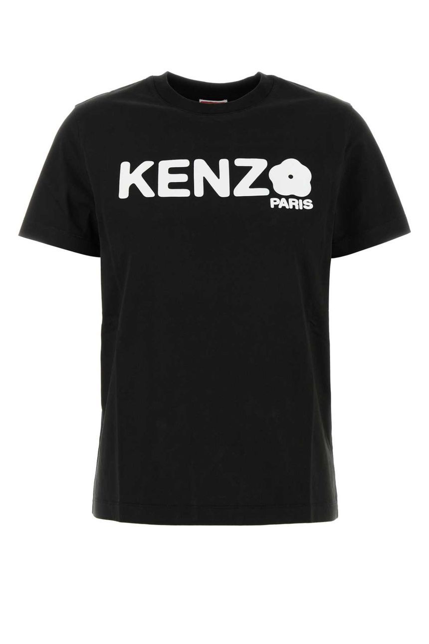 25SS KENZO 블랙 코튼 t-셔츠 FF52TS1574SO 99J