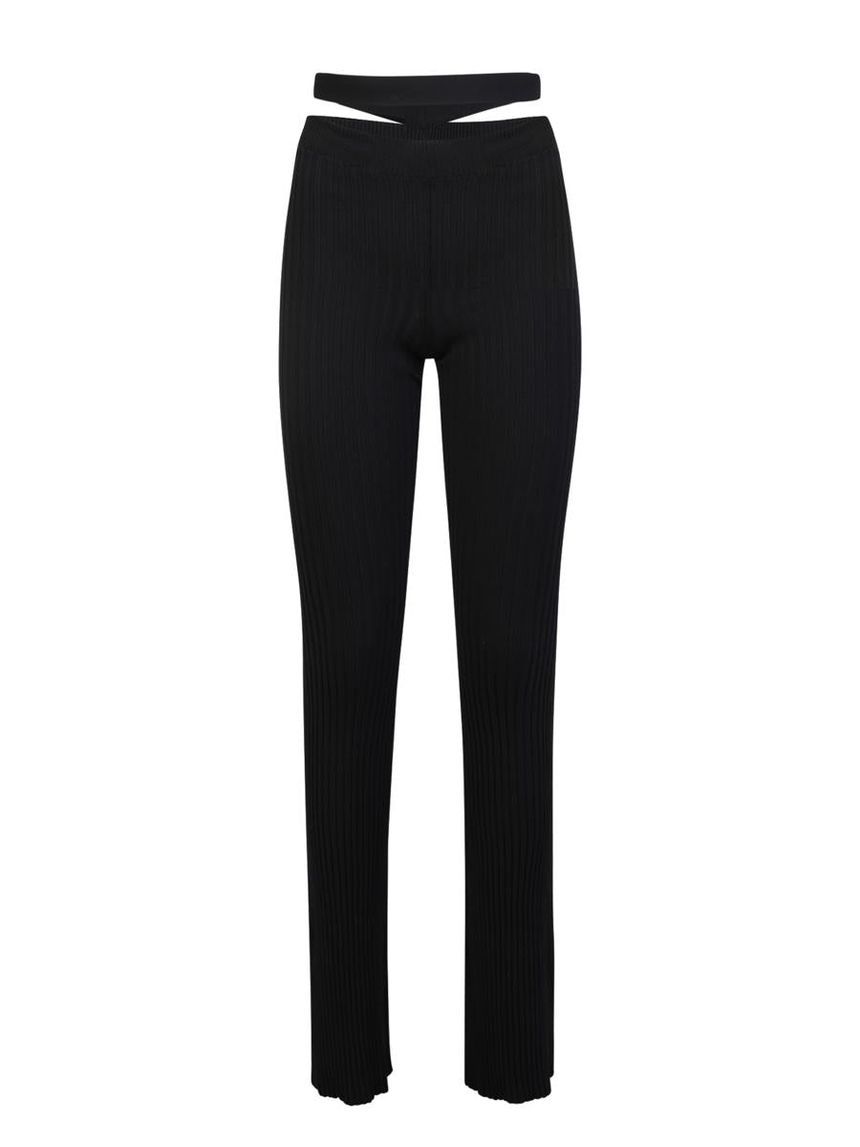 22FW ANDREADAMO Ribbed trousers by ANDREÄDAMO. The 브랜드 presents a subtle erotic-chic vein through the garments, which we could call elegant naturismv ADFW22PA06770473