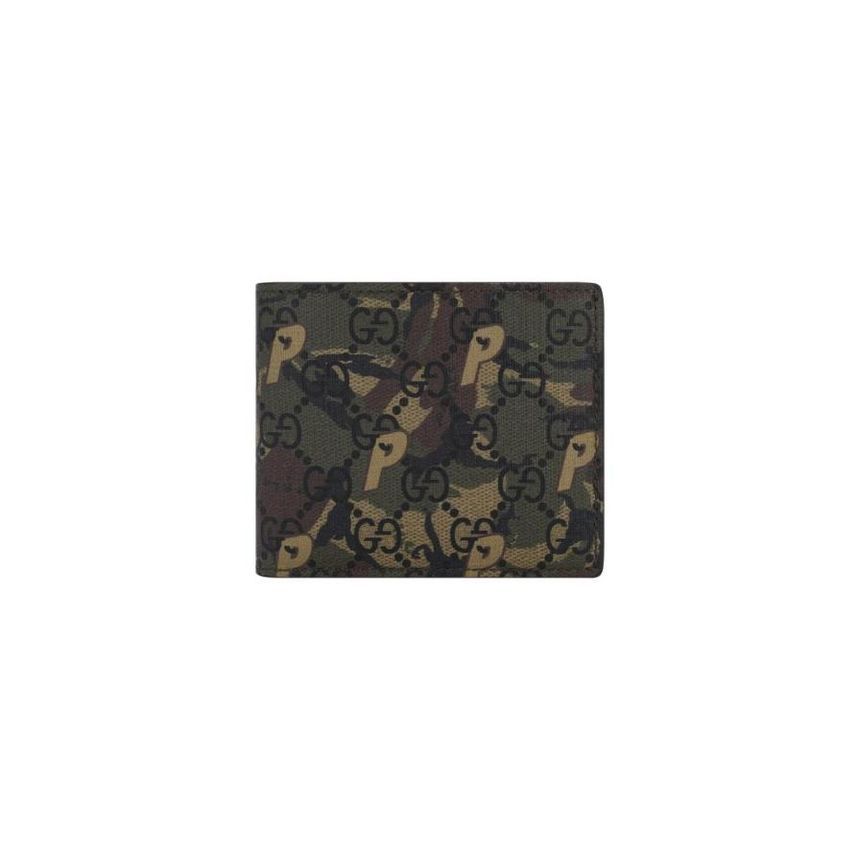 팔라스 x 구찌 GG P 슈프림 반지갑 카모플라주   22FW