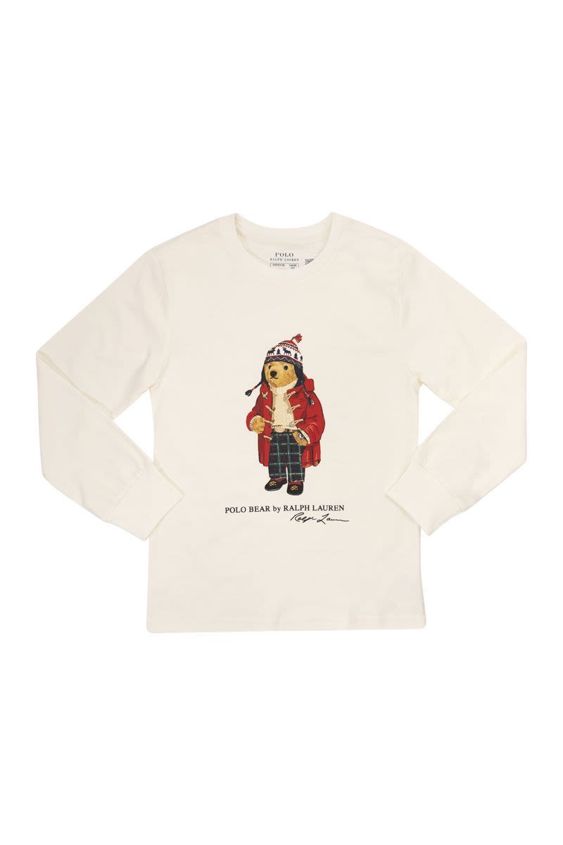 24FW 폴로 랄프 로렌 폴로 베어 Long Sleeve T-셔츠 322883620008