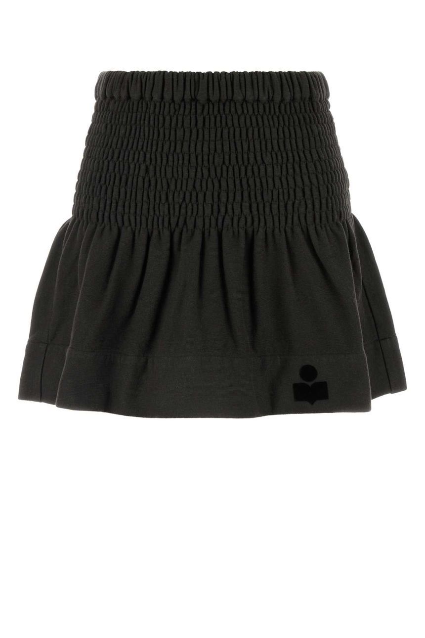 25SS 이자벨마랑 Charcoal 코튼 Pacifica 미니 스커트 JU0146FCA1M07E 02FK