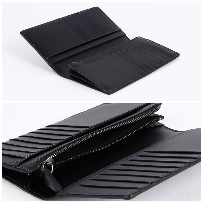 Checked Print Long Wallet A1208 79522989 [U]