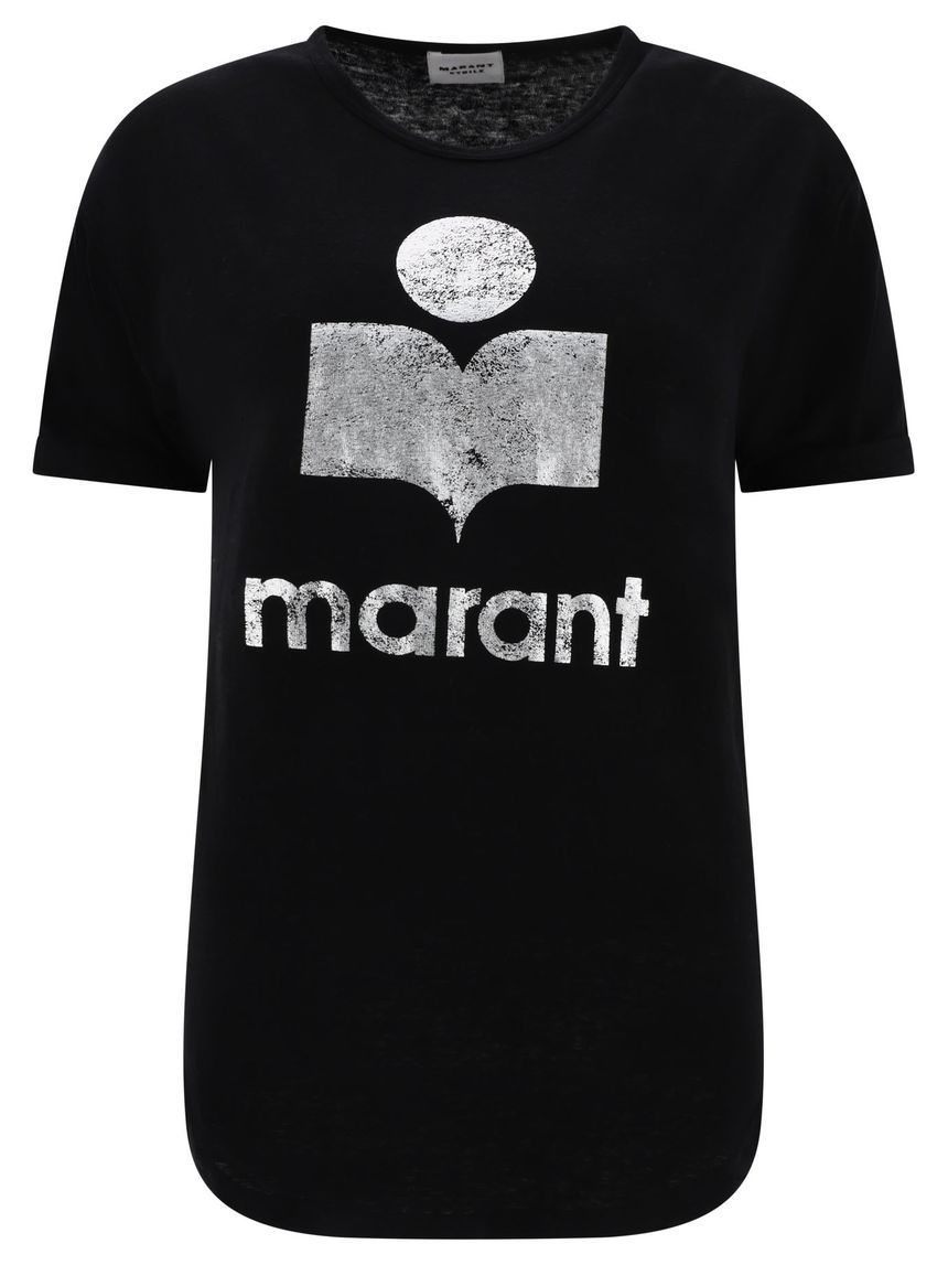 25SS Marant Etoile Koldi t-셔츠 23PTS0004FA A1N10E01BK