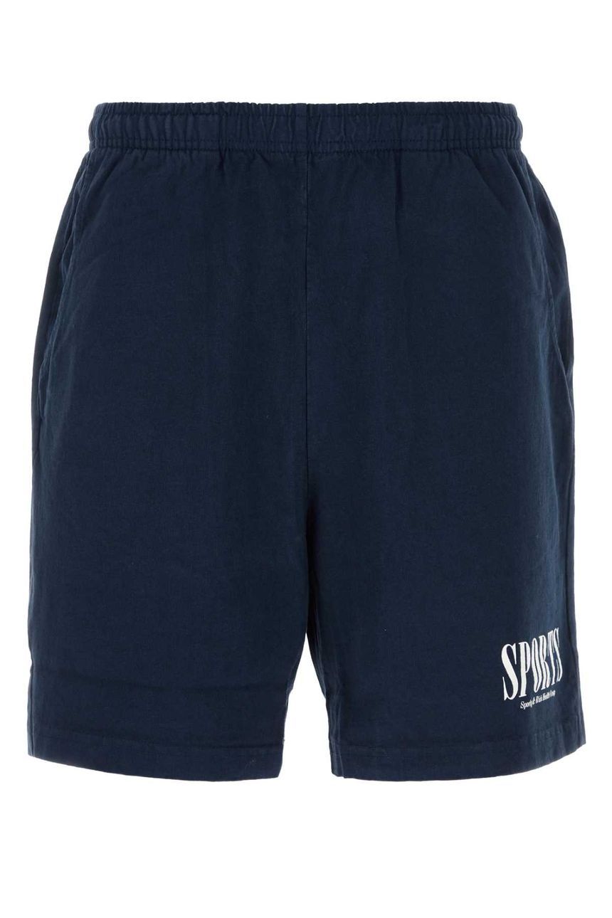 스포티앤리치 숏숏팬츠 SH873NA NAVY WHITE