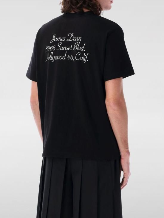 25SS 사카이 반팔 티셔츠 250918S 001 Black
