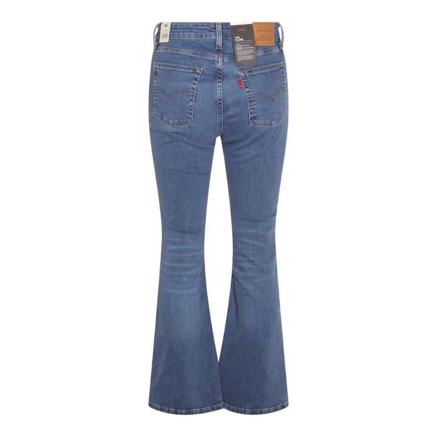 [S27]리바이스 A34100026 여성 데님 진 청바지 플레어진 나팔바지 트라우져 와이드 BLUE COTTON DENIM JEANS