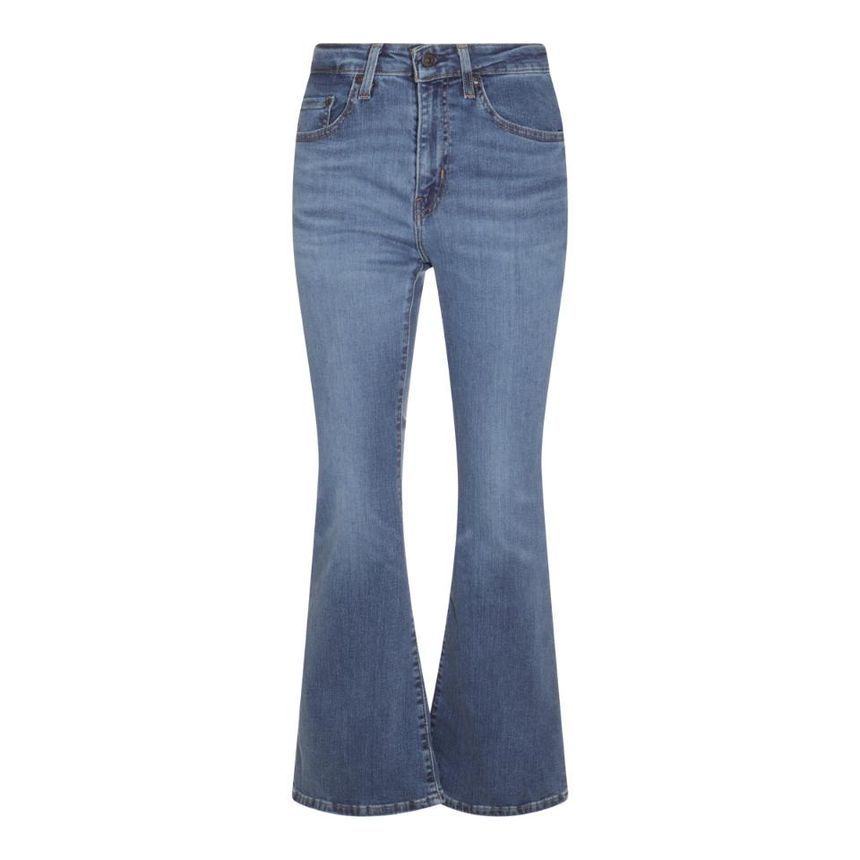[S27]리바이스 A34100026 여성 데님 진 청바지 플레어진 나팔바지 트라우져 와이드 BLUE COTTON DENIM JEANS