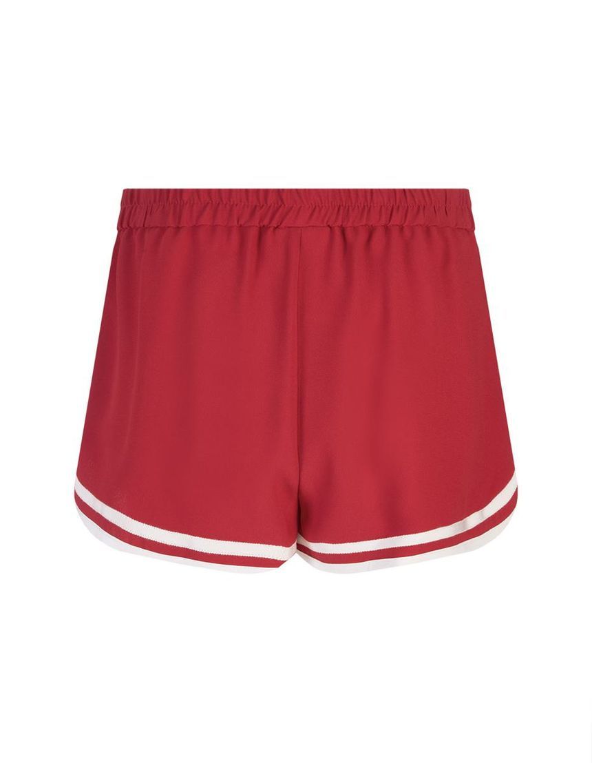 23SS 레드발렌티노 Pantaloncino 레드발렌티노 in misto viscosa 2R3RFI500W7NN1