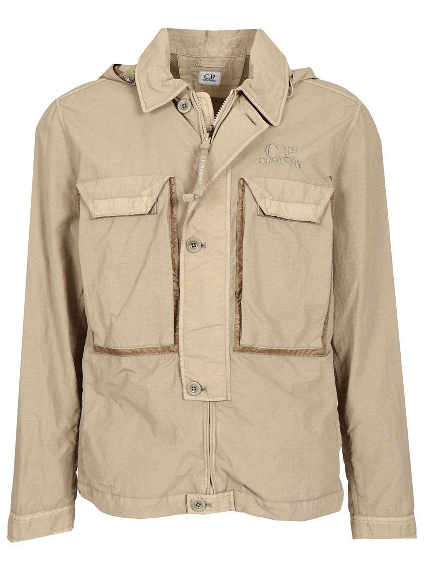 25SS C.P. Company Flatt nylon google 오버셔츠 18CMOS090A005991G327
