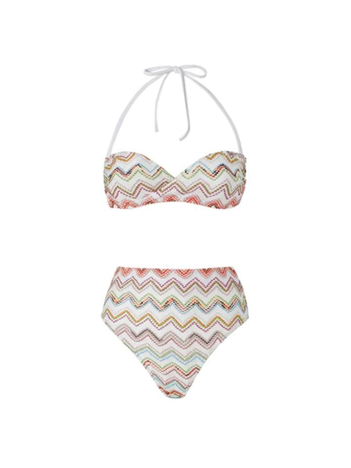 MISSONI 나일론 스트레치 지그재그 라메 비키니 MS25SP06_BR0101SM9KZ