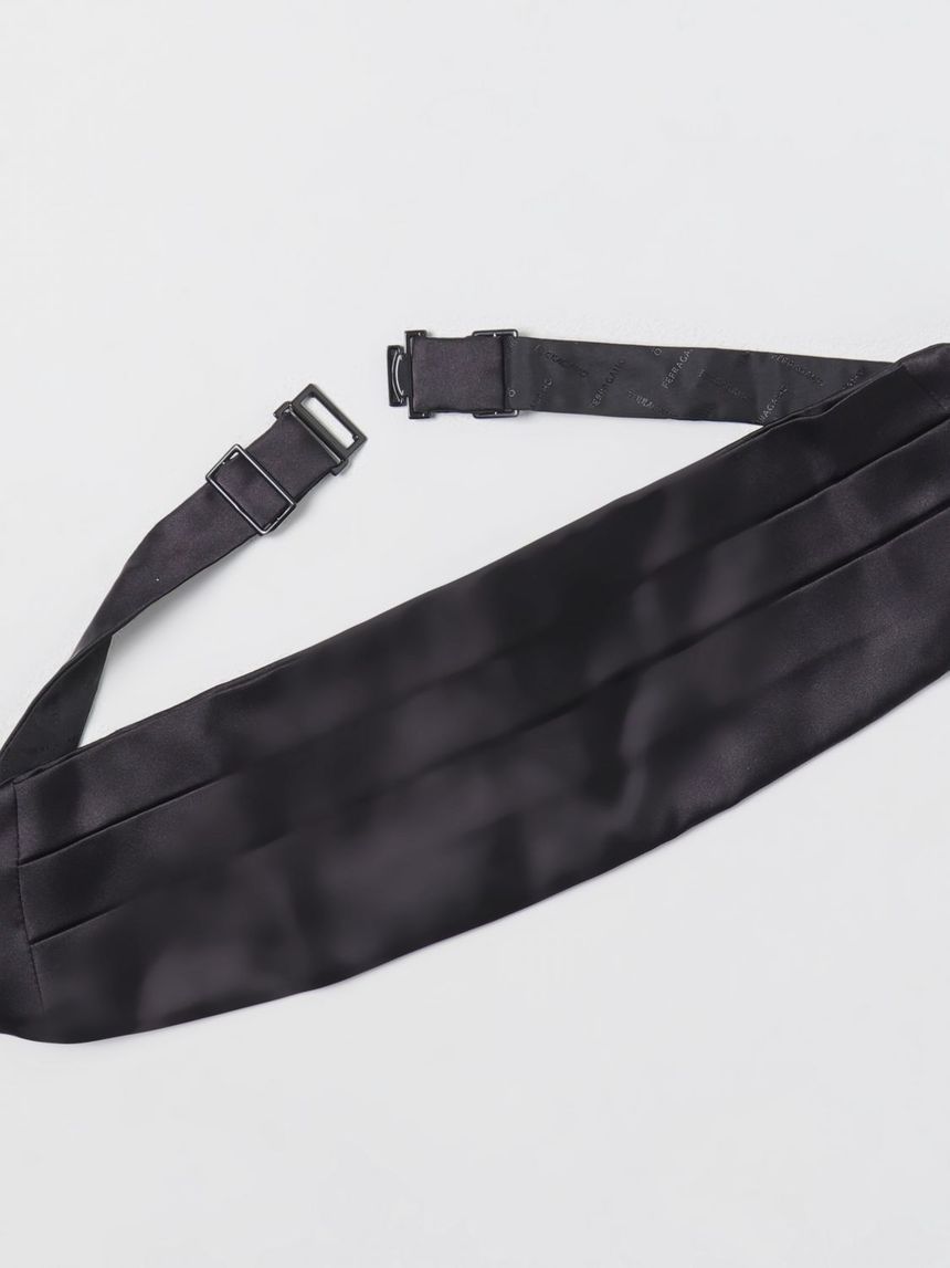 24SS 살바토레 페라가모 Cintura da smoking Ferragamo in seta 522523752900034