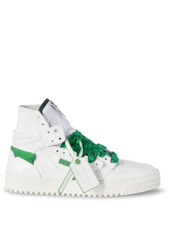 오프화이트 스니커즈 OMIA065S24LEA0050155 Green