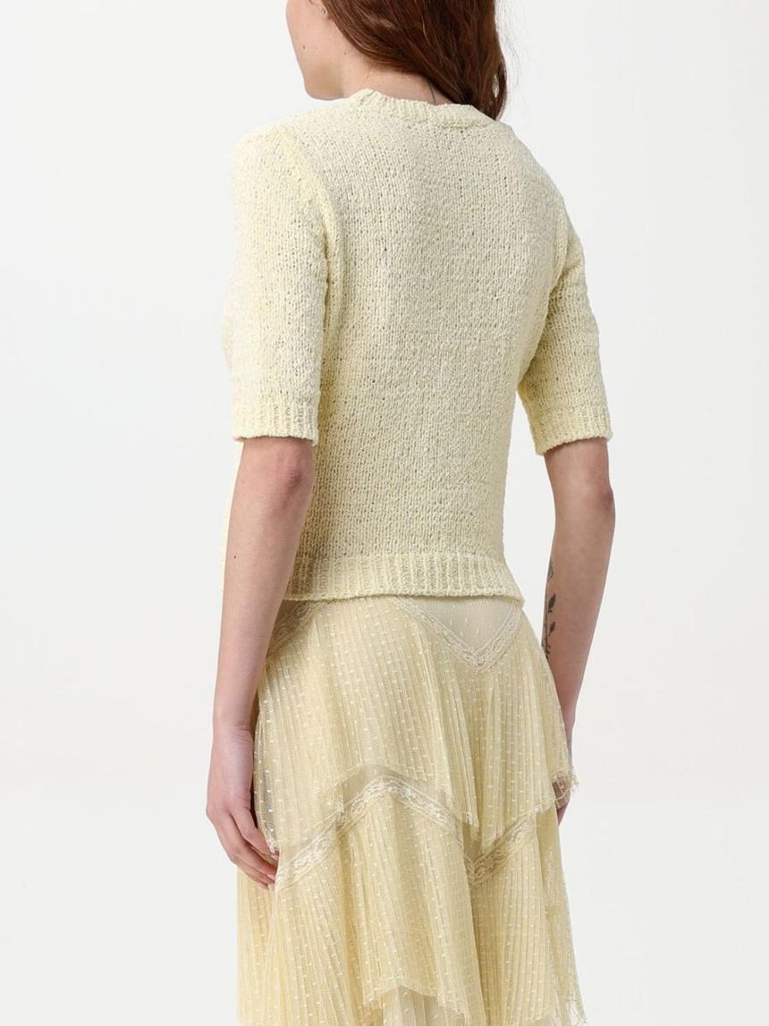 트윈셋 Womans Sweater Twinset 251TP3440 Butter 12143 []