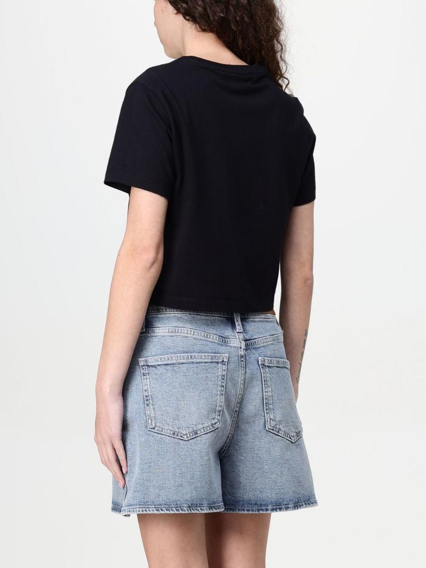 메종 키츠네 Womans T shirt Maison Kitsune MW00105KJ0008 Ivory 0134 []