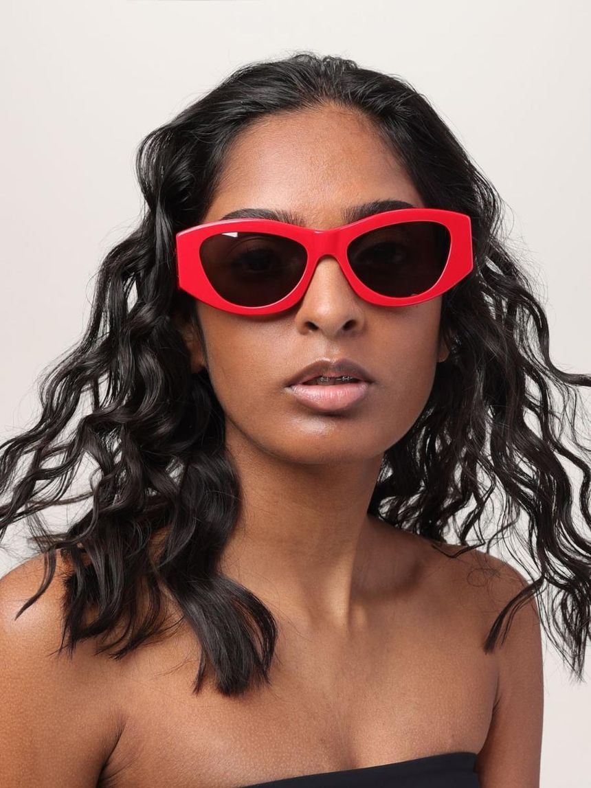 셀린느 Womans Sunglasses Celine CL40308U Red 66A []