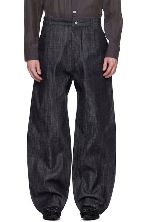 [Omar Afridi]Blue Raw Denim Jeans 251036M186003