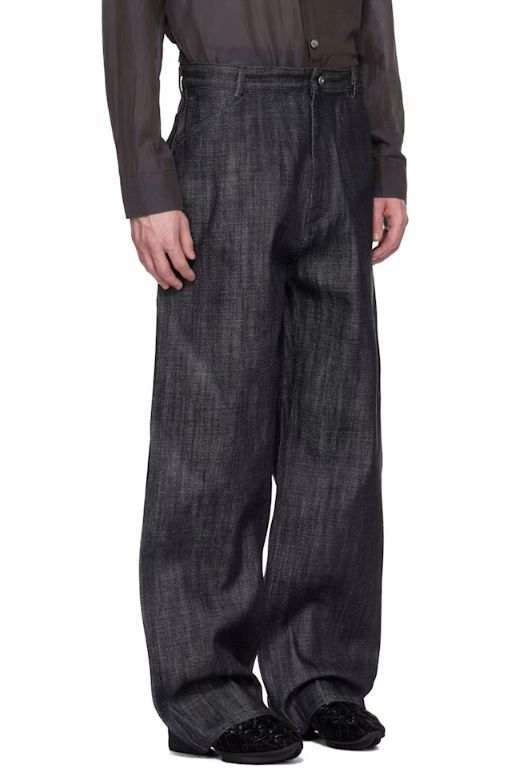 [Omar Afridi]Blue Raw Denim Jeans 251036M186003