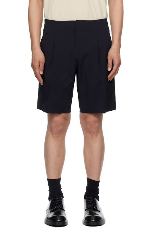 [Veilance]Black Indisce Shorts 251494M193004