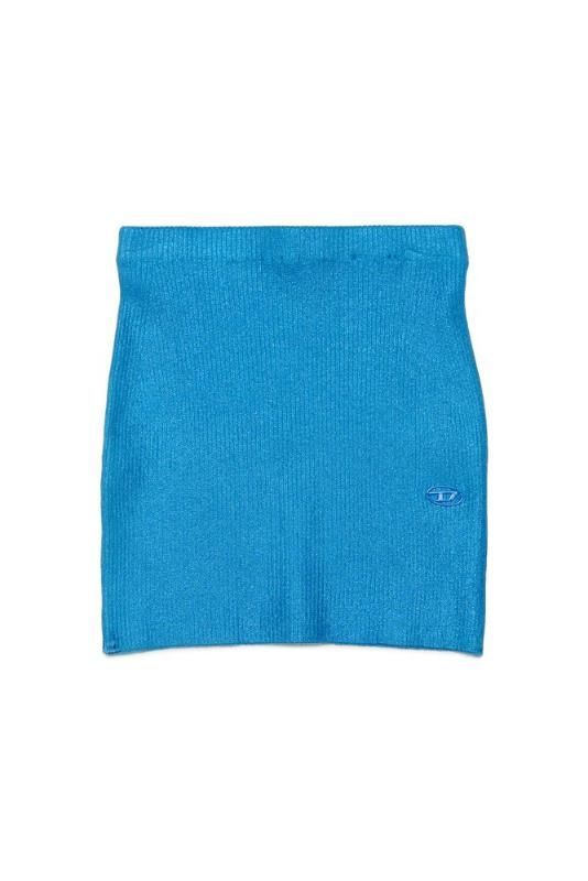 Diesel Kids Gargetti 로고 자수 골지 니트 스커트 K881