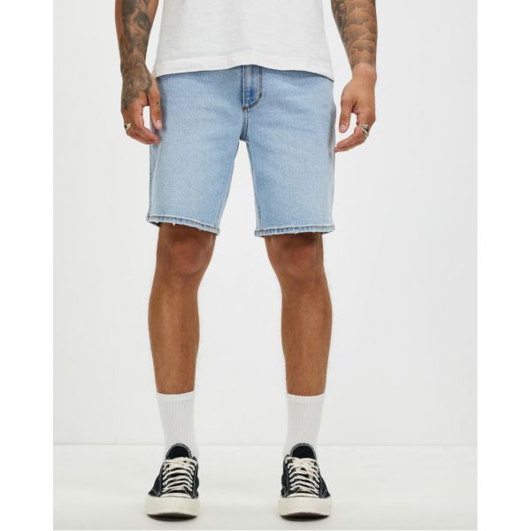 5208738 Wrangler 랭글러 스펜서 반바지 - 블루 바이스