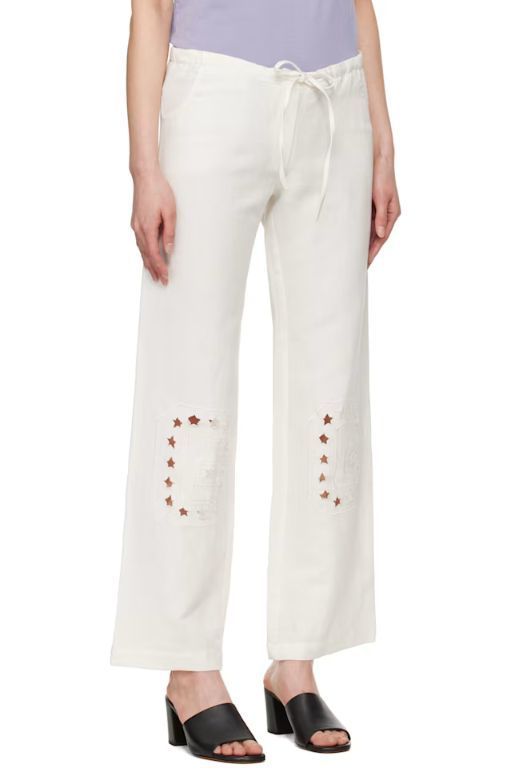 [GIMAGUAS]White Gima Lounge Pants 251776F086000