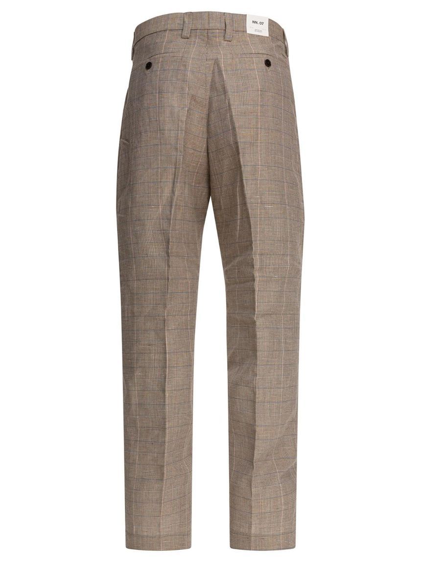 NN.07 2521918160PAW 1918BROWN CHECK Paw  trousers