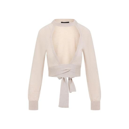 25SS 시몬로샤 스웨터 KMK20 0647 CAMEL NUDE NEUTRALS
