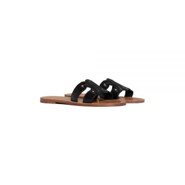 CELINE 셀린느 CELINE 셀린느 TRIOMPHE MULE IN CALFSKIN (352413767C 38NO) (트리옹프 뮬)