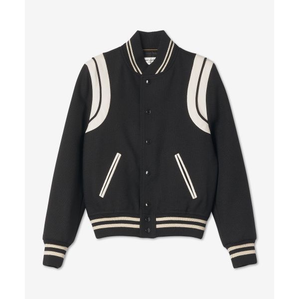 SAINT LAURENT 생로랑 클래식 테디 재킷 블랙 376283Y180W1900
