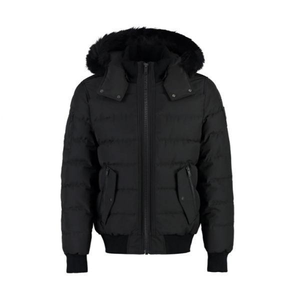 MOOSE KNUCKLES 무스너클 24FW ONYX SCOTCHTOWN BOMBER JACKET FUR (M33MB014S 305) (오닉스 스카치타운 봄버 퍼 자켓)