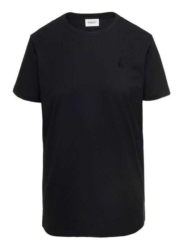 여성 Isabel Marant Etoile Aby 티셔츠 01BK
