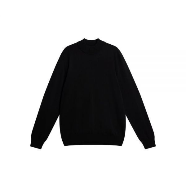 J.LINDEBERG 제이린드버그 NORMAN MERINO TURTLE NECK (FMKW086679999) (남성 노만 메리노 터틀넥)