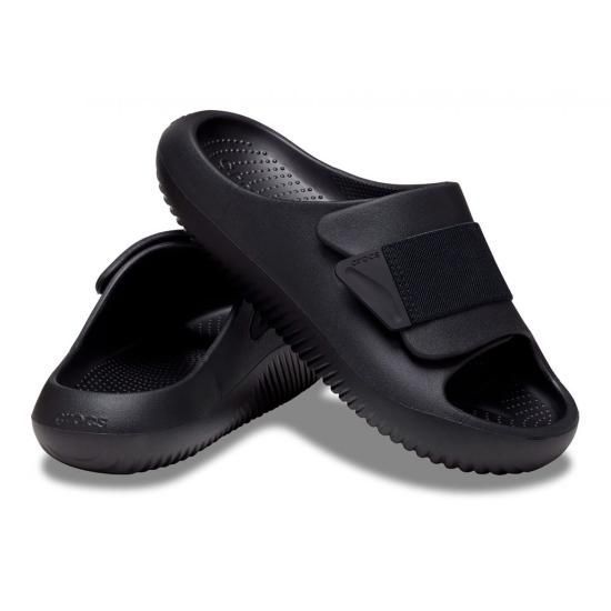 크록스 뮬 슬리퍼 209413 MELLOW LUXE REC SLIDE BLACK