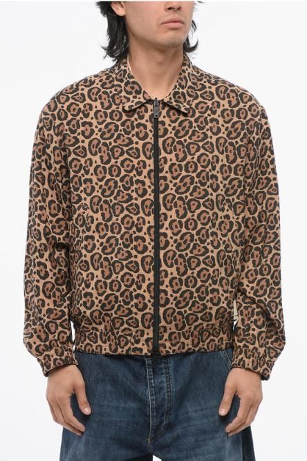 [NB22] 아르마니 남성 봄버자켓 EMPORIO Unlined Reversible Bomber Jacket with Animal Pattern 641079