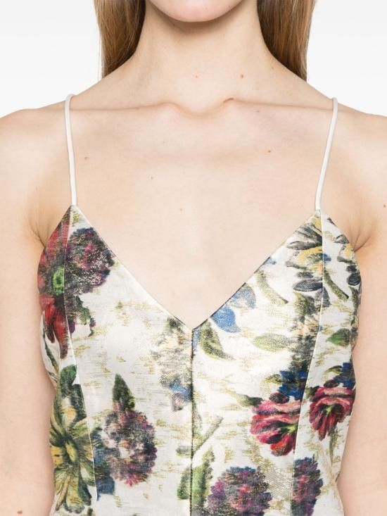 25SS 앨리스 앤 올리비아 숏 원피스 CC503N24535 B121 White